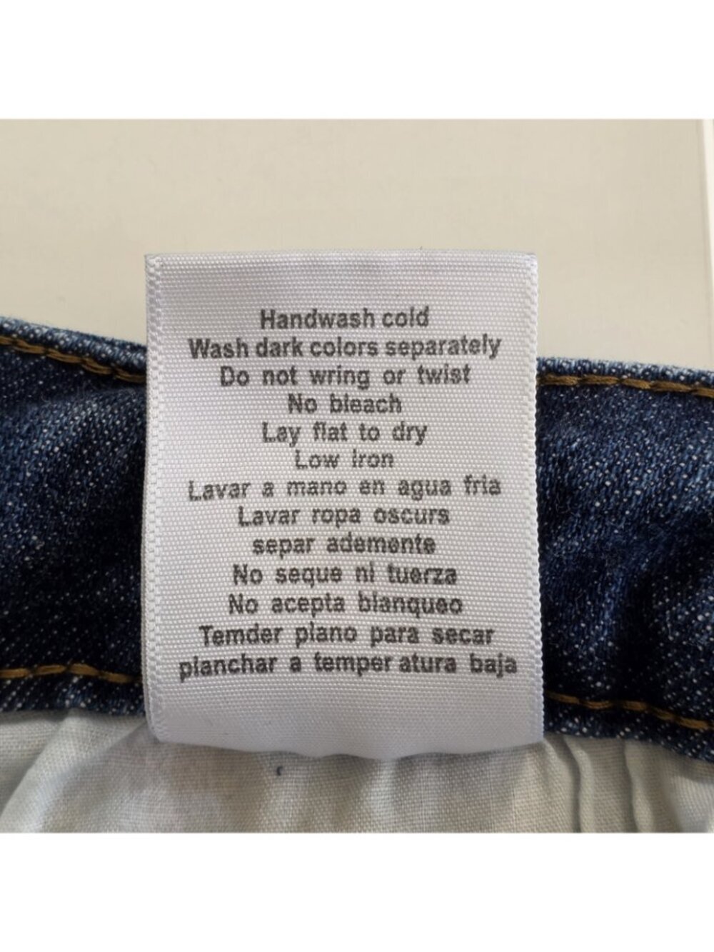 Judy Blue Skinny Jeans 20W Dark Blue Destroyed Distressed Cuffed Stretch JB8822 - Picture 14 of 16
